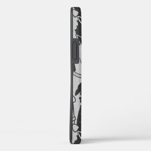 Niedliche Fun Line Zeichnend Hunde Haustiere Carto Case-Mate iPhone Hülle (Rückseite / Rechts)