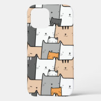 Niedliche Fun Line Zeichnend Katzen Kätzchen Haust