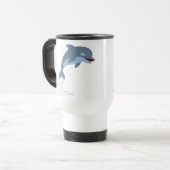 Niedliche Fun-Loving Cartoon Dolphin Tasse (Vorderseite Links)