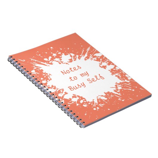 Niedliche Fun Notes to My Self Journal Notebook Notizblock (Rechte Seite)