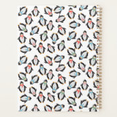 Niedliche Fun Snow Gift Penguins Kids Friends Note Planer (Rückseite)