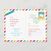 Niedliche Fun Tooth Fairyland, von der Zahnseilmüh Postkarte (Rückseite)