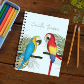 Niedliche Fun Typografie Tropische Personalisiert Notizblock