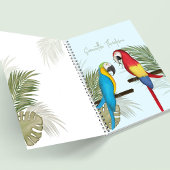 Niedliche Fun Typografie Tropische Personalisiert Notizblock