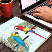 Niedliche Fun Typografie Tropische Personalisiert Notizblock