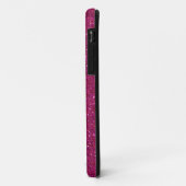 Niedliche funkelnd heißes Rosa-Prinzessin Glitter Case-Mate iPhone Hülle (Hinten/Links)