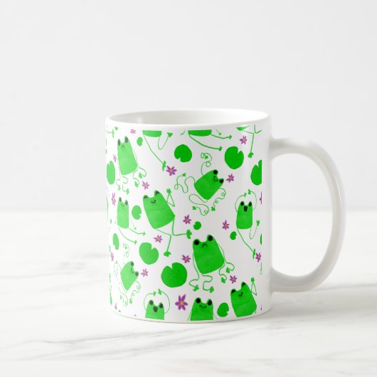 Niedliche Funky Little Frogs Kaffeetasse (Rechts)
