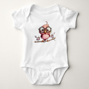 Niedliche Funny Birds Baby Strampler