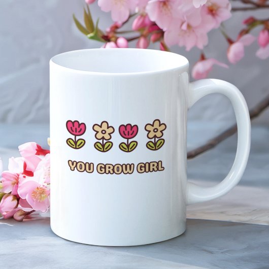 Niedliche Funny Blume Pflanze Lover Inspirational  Kaffeetasse