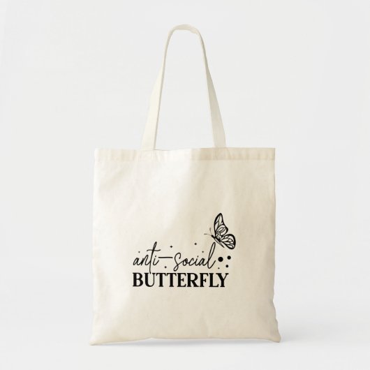 Niedliche Funny Butterfly Toag Tragetasche (Vorne)