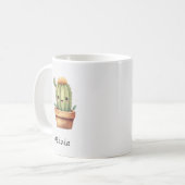 Niedliche Funny Cactus Garden Houseplant Personali Kaffeetasse (Vorderseite Links)