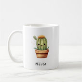 Niedliche Funny Cactus Garden Houseplant Personali Kaffeetasse (Links)
