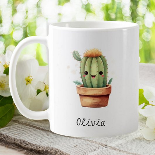 Niedliche Funny Cactus Garden Houseplant Personali Kaffeetasse