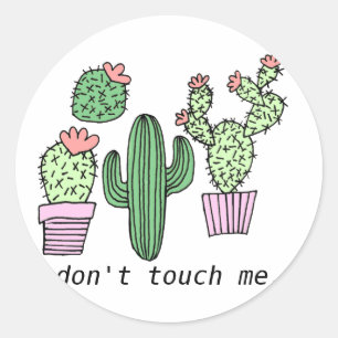 Niedliche Funny Cactus Stickers