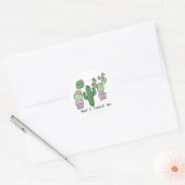 Niedliche Funny Cactus Stickers (Umschlag)