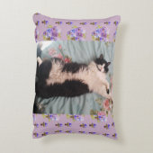 Niedliche Funny Cat Dog a Happy Dance Cats Cushion Dekokissen (Rückseite(Vertikal))