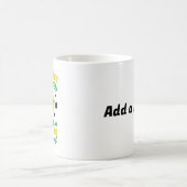 Niedliche Funny Cat Empowerment Botschaft starke F Kaffeetasse (Mittel)