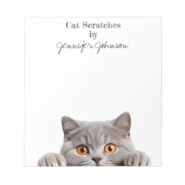 Niedliche Funny Cat Notepad Notizblock