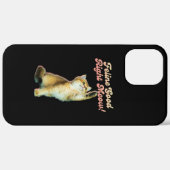 Niedliche Funny Cat Typografie mit Playful Kitten Case-Mate iPhone Hülle (Hinten (horizontal))