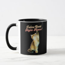 Niedliche Funny Cat Typografie mit Playful Kitten