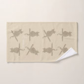 Niedliche Funny Cats geben dem Badetuch Set einen (Handtuch)