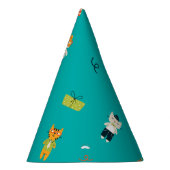 Niedliche Funny Cats Kitty Birthday Party Paper ha Partyhütchen (Rechts)
