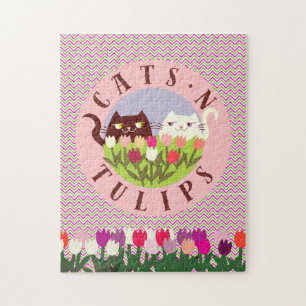 Niedliche Funny Cats Puzzle