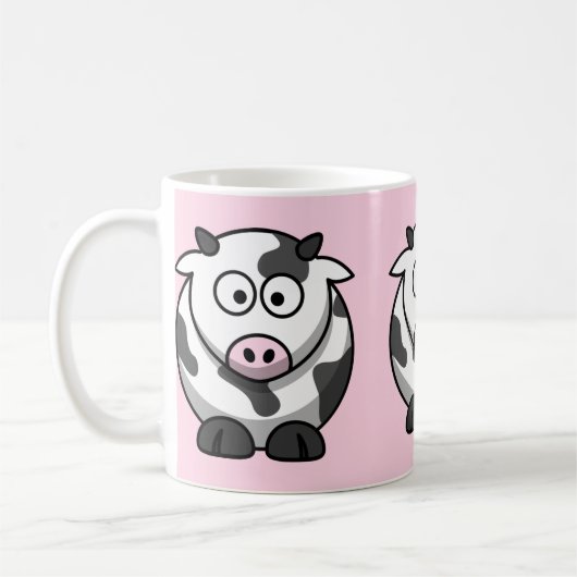 Niedliche Funny Cow Kaffeetasse (Links)