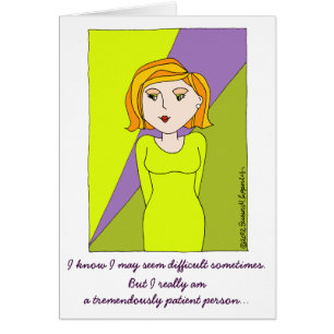 Niedliche Funny Diva Spoiled Brat Cartoon Girl