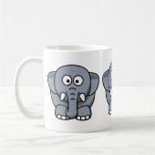 Niedliche Funny Elephant Kaffeetasse (Links)