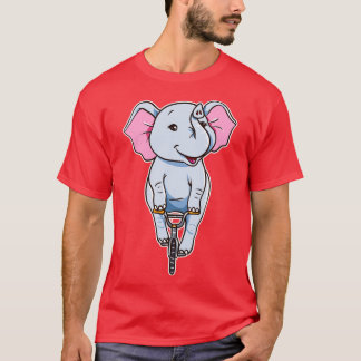 Niedliche Funny Elephant Reiten T-Shirt