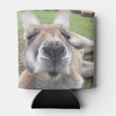 Niedliche Funny Face Australia Kangaroo Beer Dosenkühler (Rückseite)