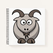 Niedliche Funny Farm Yard Goat Notizblock (Vorderseite)