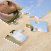 Niedliche Funny Funny Farm Charolais Kuh Lack Nose Puzzle (Seite)