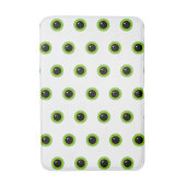 Niedliche Funny Green Eyes Badematte (Vorderseite Vertikal)