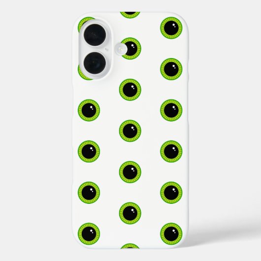 Niedliche Funny Green Eyes Case-Mate iPhone Hülle (Rückseite)
