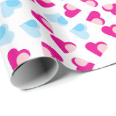 Niedliche Funny Heard Liebe Geschenkpapier (Rolleneckpunkt)