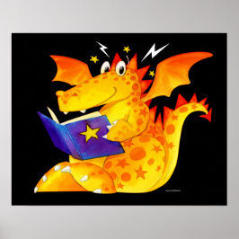 Niedliche Funny Kids Magic Baby Dragon Art Poster