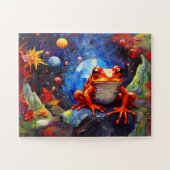 Niedliche Funny Little Frog Collection Puzzle (Horizontal)
