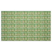Niedliche Funny Music Making Rabbits Orchestra Stoff (Fat Quarter (45,7 x 55,9 cm))