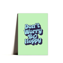 Niedliche Funny Oaster Hoppy Bunny Folgekarte Feiertagskarte