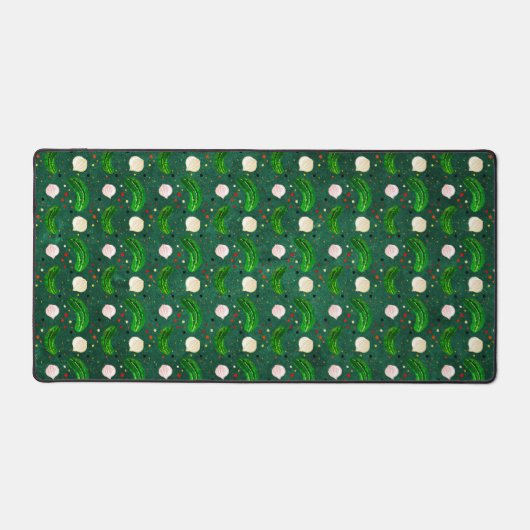 Niedliche Funny Pickles Lover Muster Cool Einzigar Schreibtischunterlage (Vorderseite)