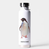 Niedliche Funny Pinguin Wasserflasche Trinkflasche (Links)