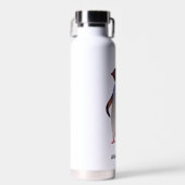 Niedliche Funny Pinguin Wasserflasche Trinkflasche (Vorne)