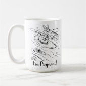 Niedliche Funny Pregnancy Ankündigung Onkel Kaffeetasse (Links)