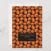 Niedliche Funny Rude Halloween Hexenkarte Karte (Rückseite)