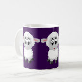 Niedliche Funny Sheep Design - Adventables Landtie Kaffeetasse (Vorderseite Links)