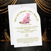 Niedliche Funny Snail Foto Graduation Party Einladung