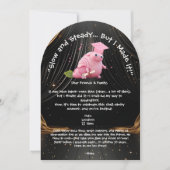 Niedliche Funny Snail Foto Graduation Party Einladung (Vorderseite)