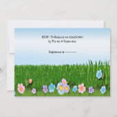 Niedliche Funny Washline Baby Boy Dusche Einladung (Rückseite)